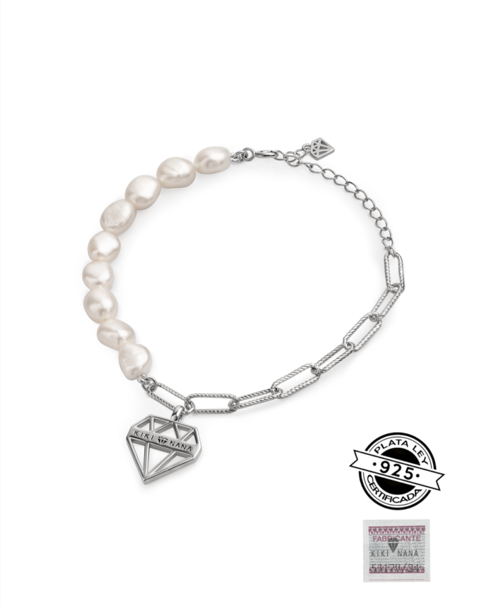 “Diamante CIELO” - PREMIUM pulsera de PLATA KIKI NANA