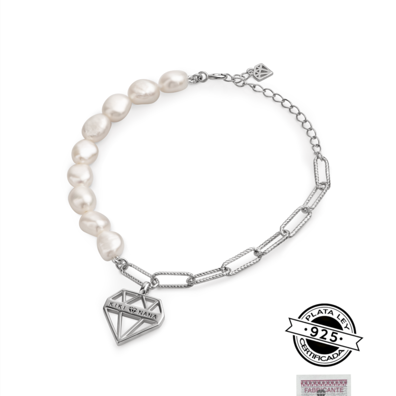 “Diamante CIELO” - PREMIUM pulsera de PLATA KIKI NANA
