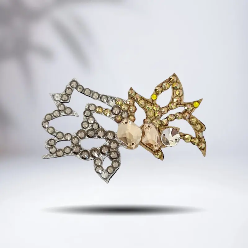 Tocado/Broche de diseño Exclusivo“Luz de Cristal”