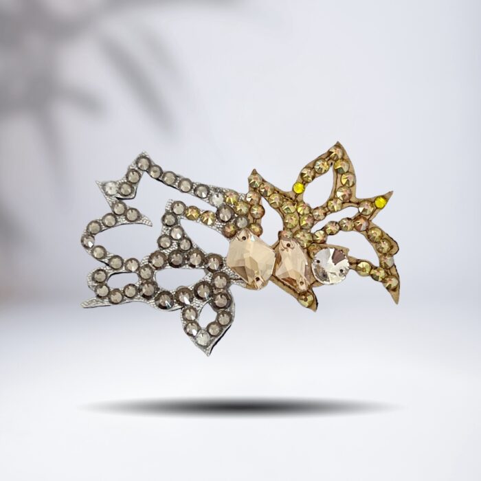 Tocado/Broche de diseño Exclusivo“Luz de Cristal”